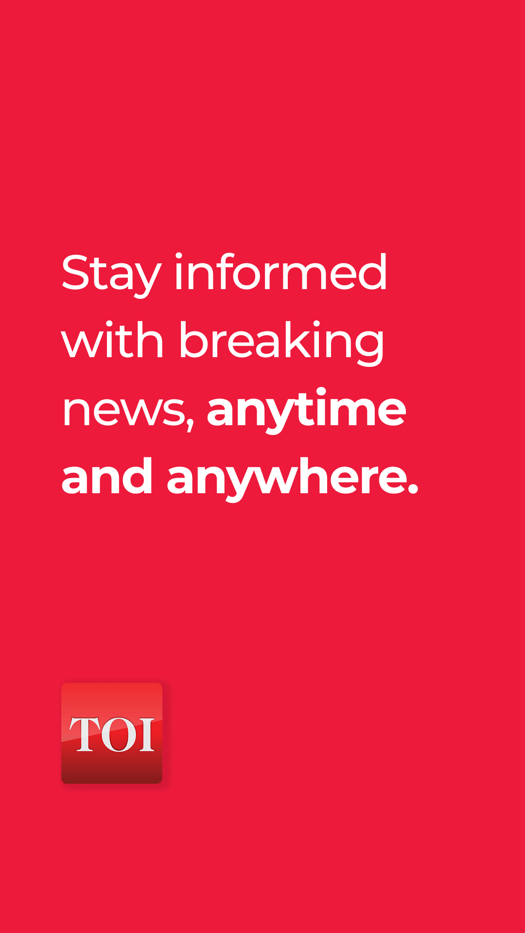 اسکرین شات 1 برنامه TOI English News, Daily ePaper
