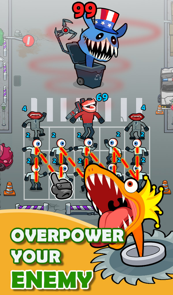 اسکرین شات 2 بازی Merge War: Monster vs Cyberman