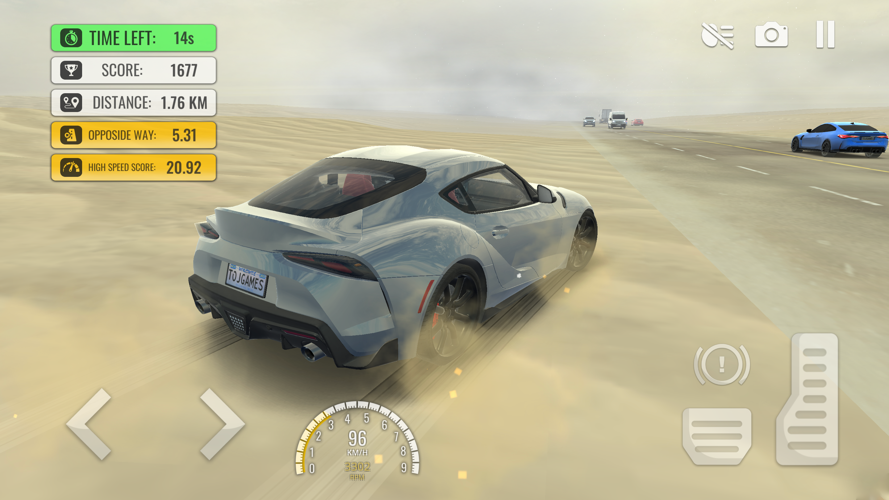 اسکرین شات 4 بازی Traffic Racer Pro : Car Games