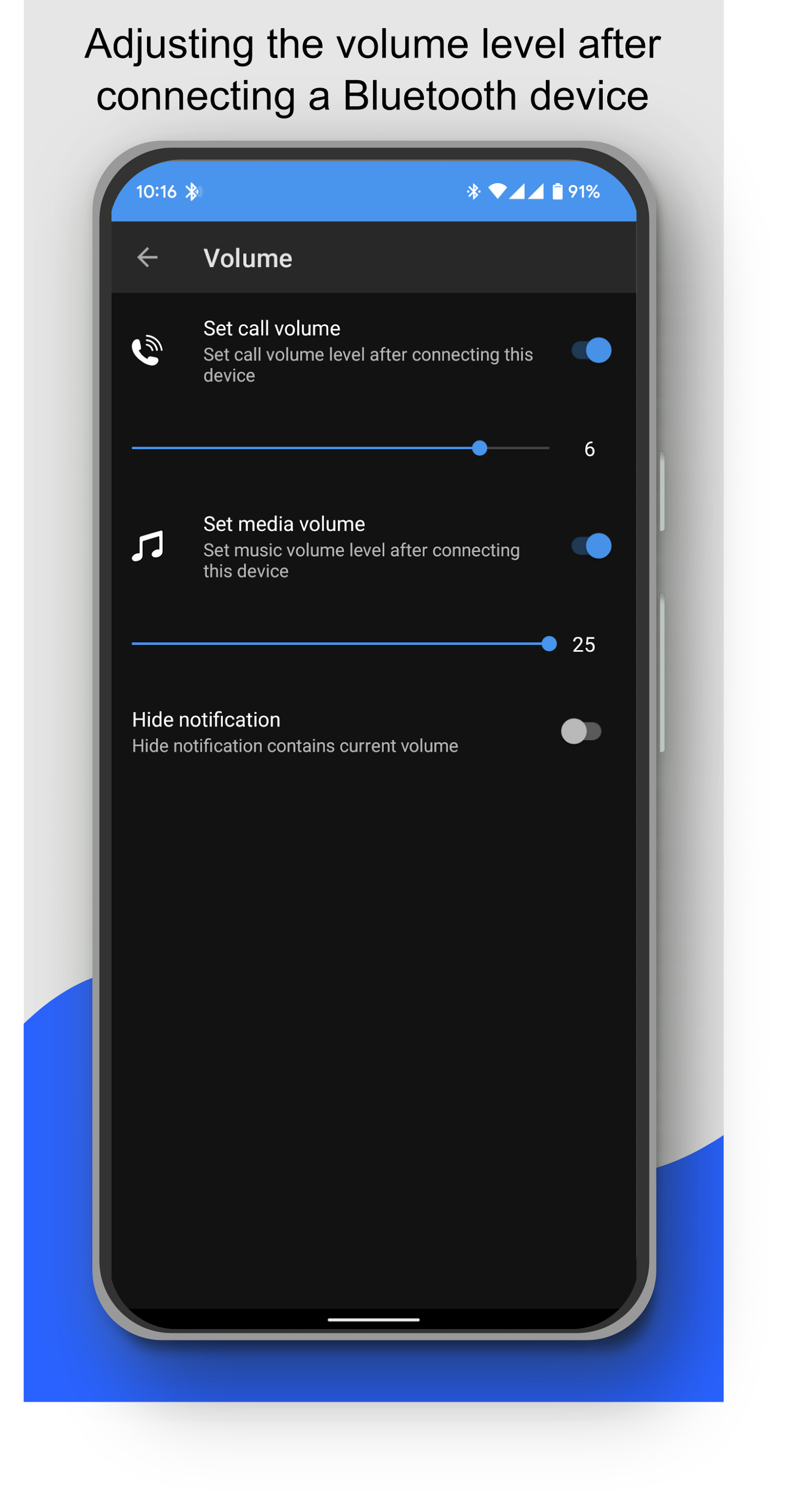 اسکرین شات 5 برنامه Bluetooth Audio Connect Widget