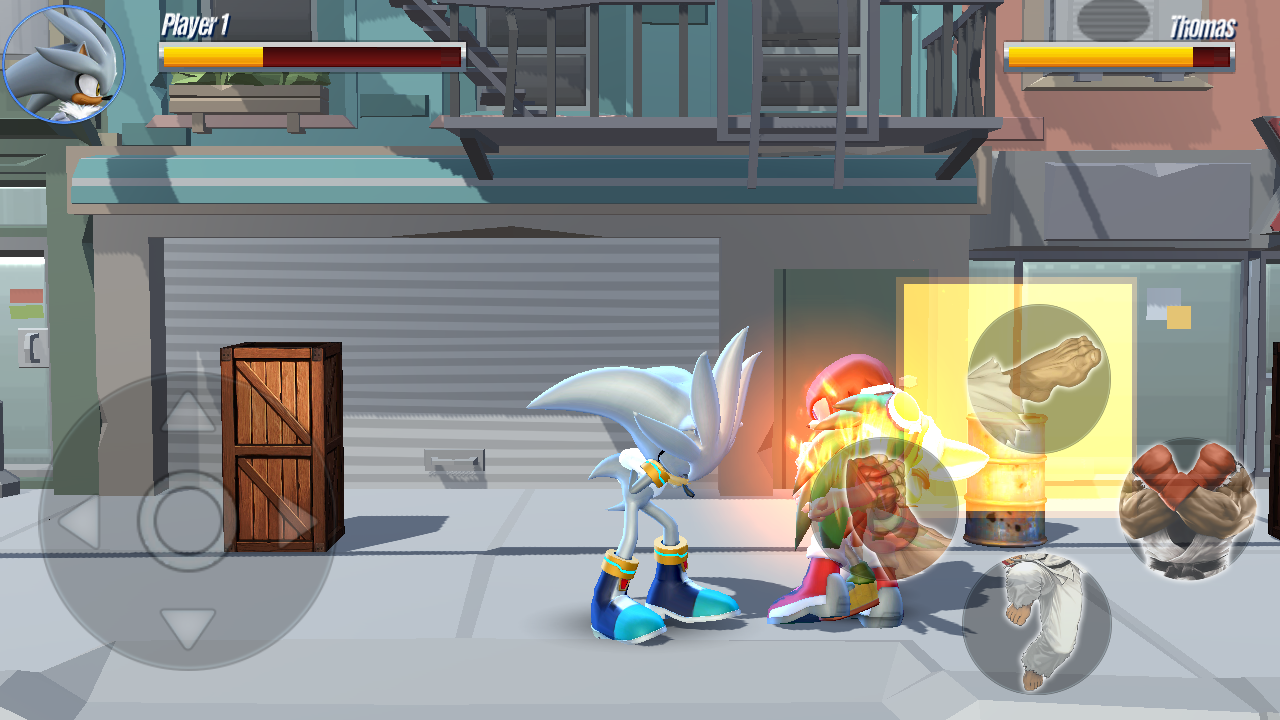 اسکرین شات 4 بازی blue hedgehog beat 'em up