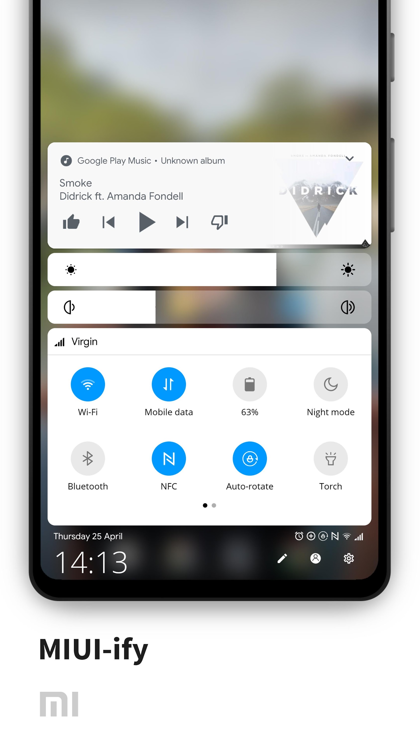 اسکرین شات 1 برنامه MIUI-ify: Custom Notifications