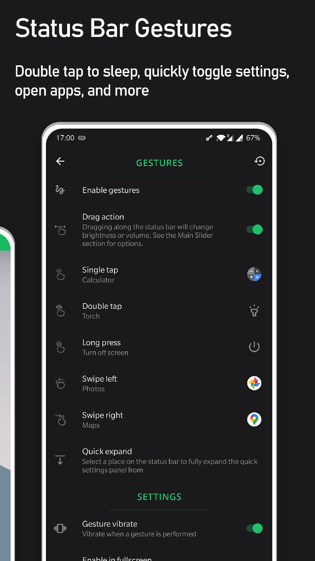 اسکرین شات 4 برنامه Super Status Bar - Customize