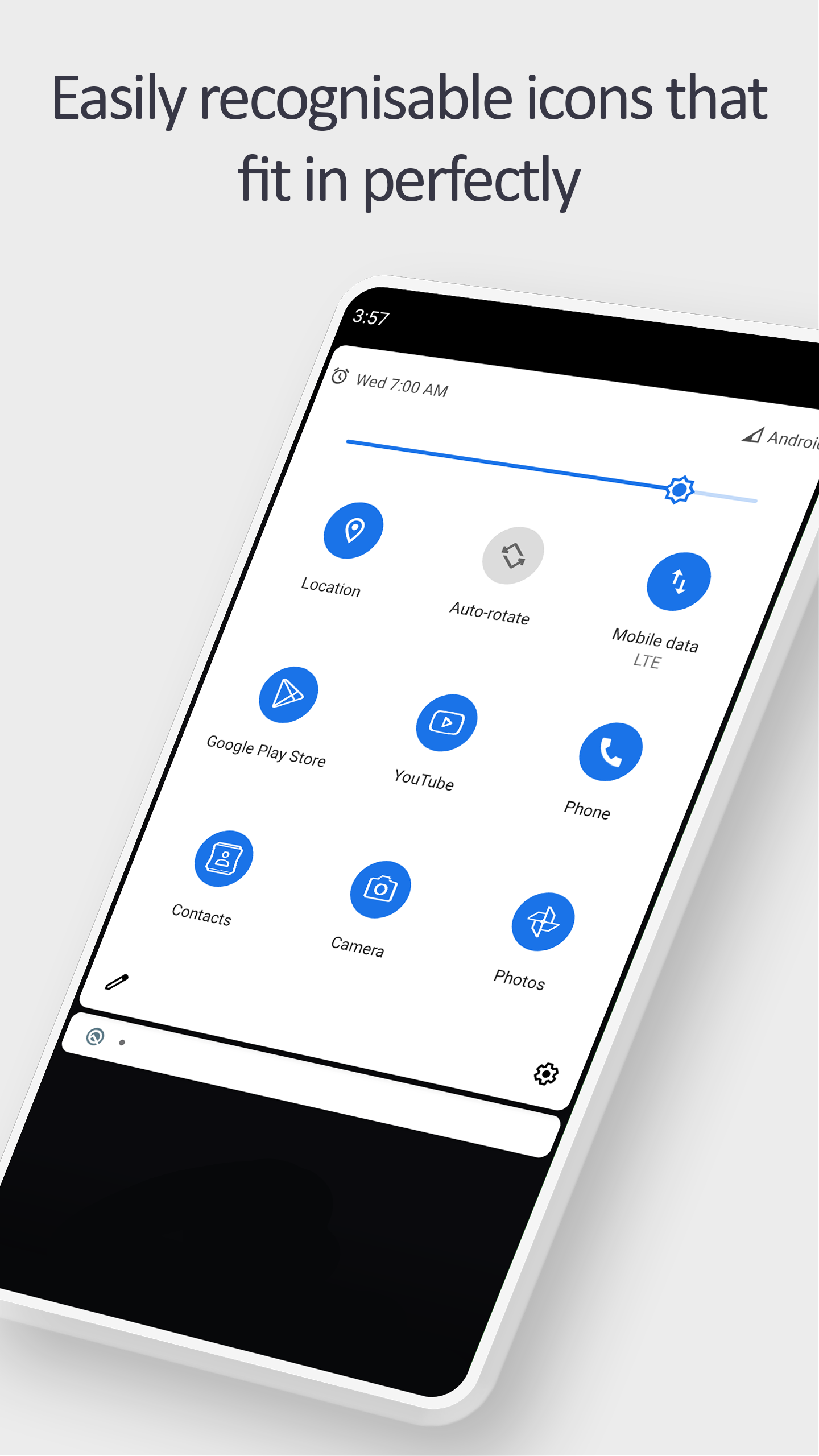 اسکرین شات 4 برنامه Tile Shortcuts: Quick settings