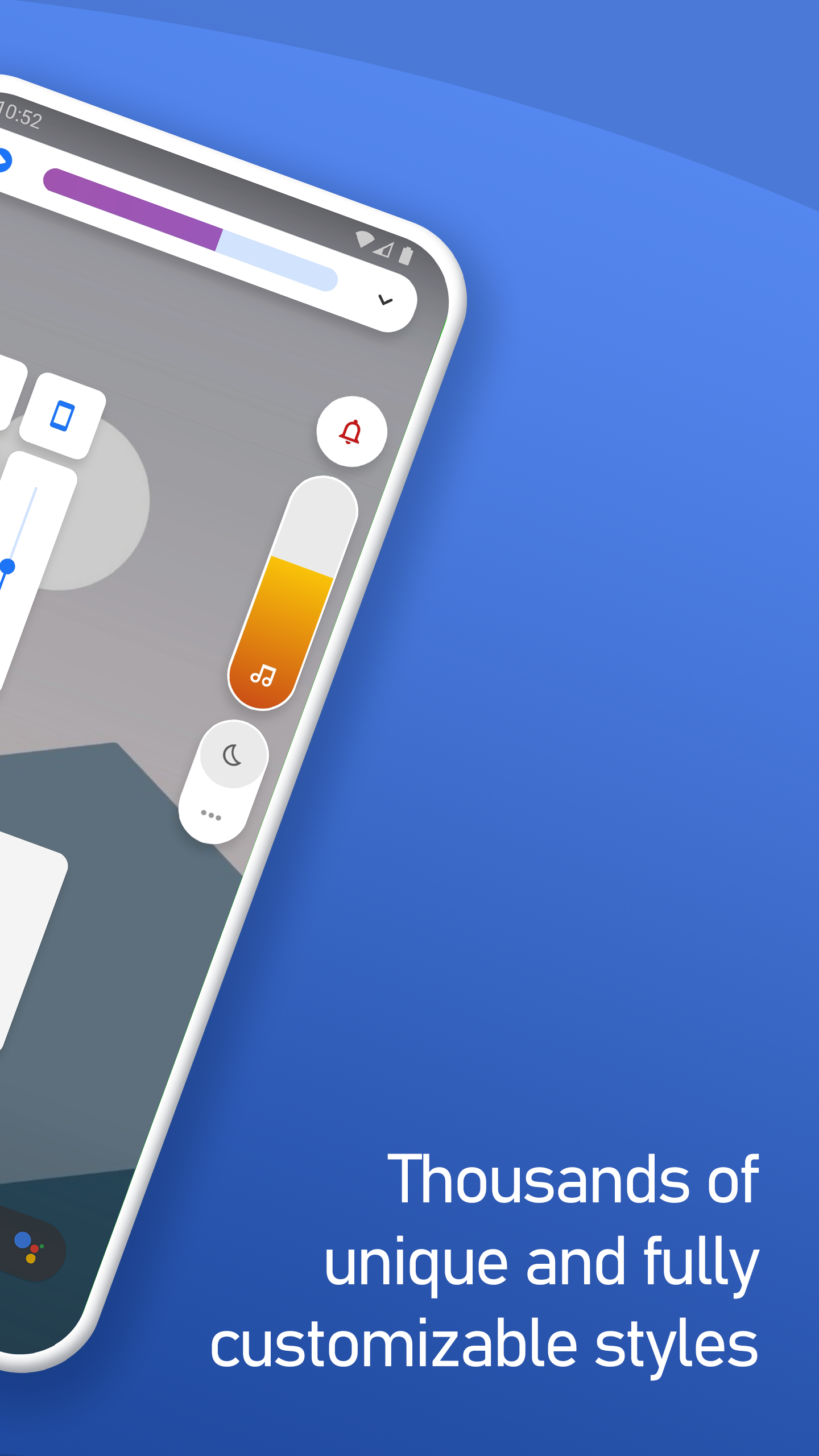 اسکرین شات 2 برنامه Volume Styles - Custom control