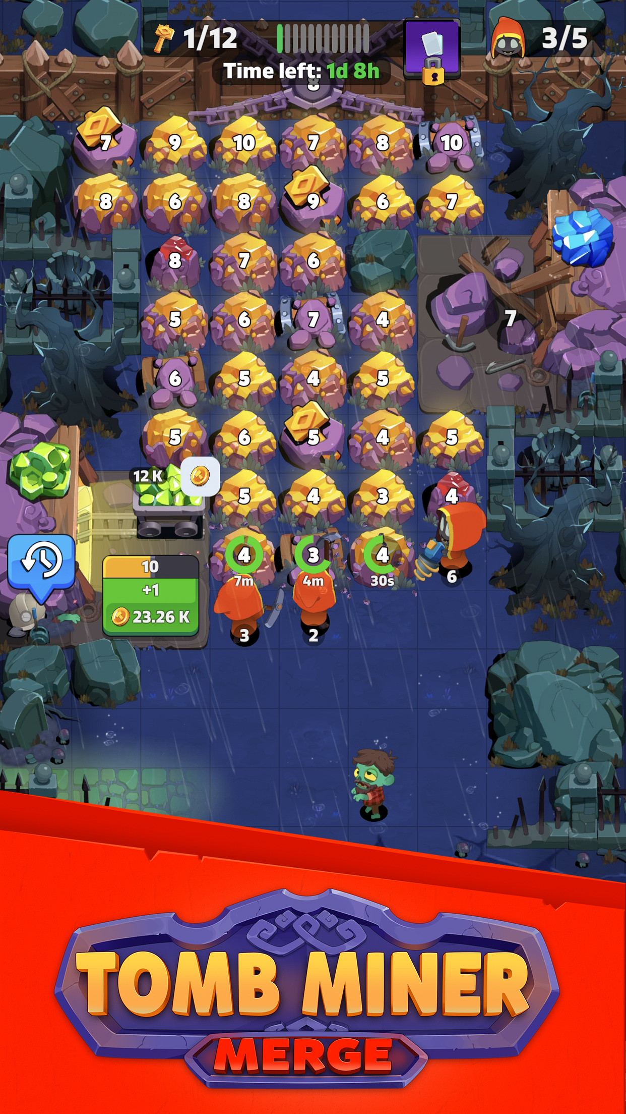 اسکرین شات 7 بازی Tomb Miner - Idle Merge Tycoon