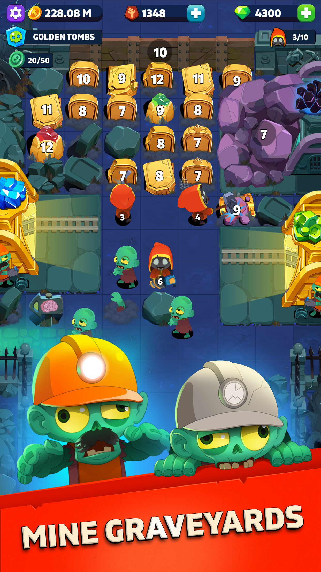 اسکرین شات 3 بازی Tomb Miner - Idle Merge Tycoon