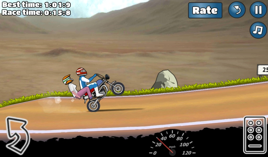 اسکرین شات 1 بازی Wheelie Challenge