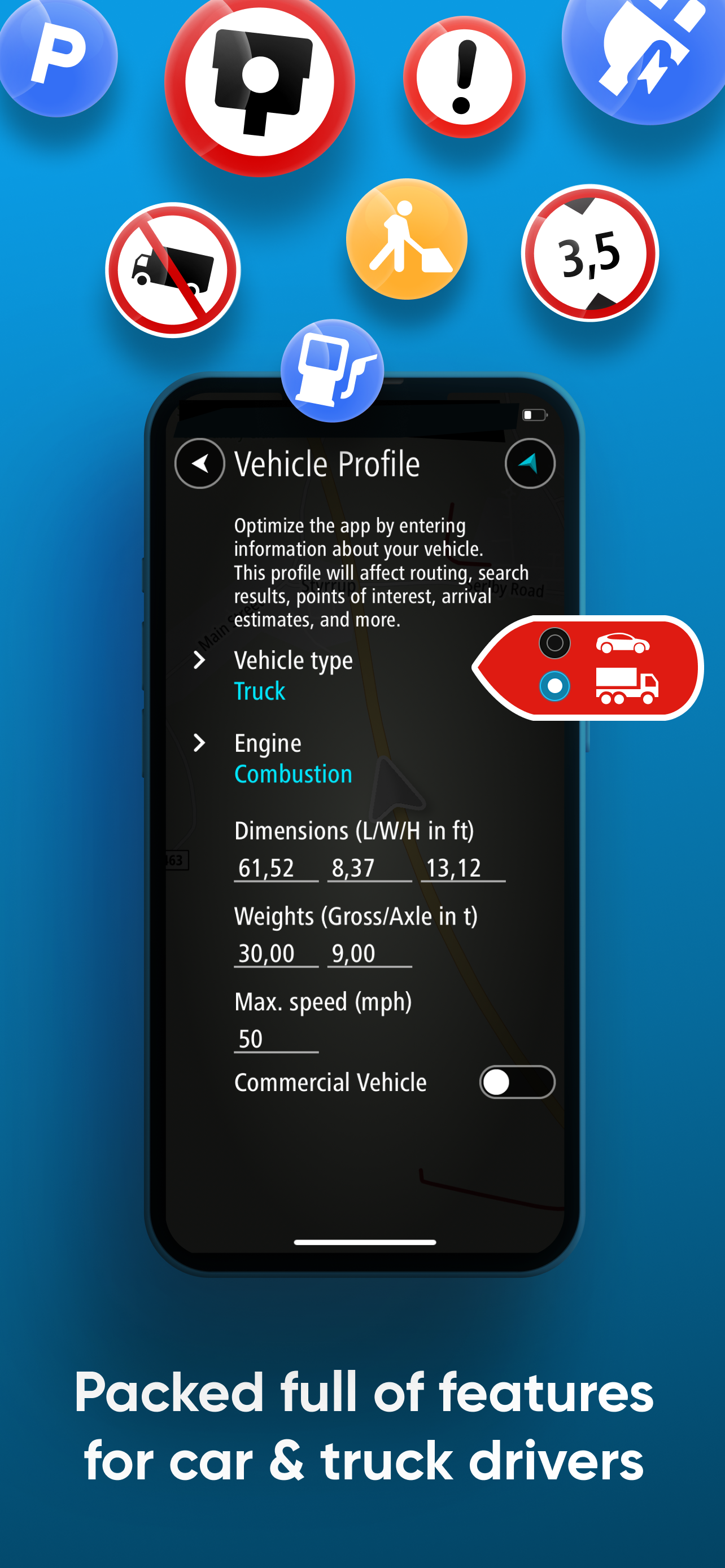 اسکرین شات 3 برنامه TomTom GO Navigation