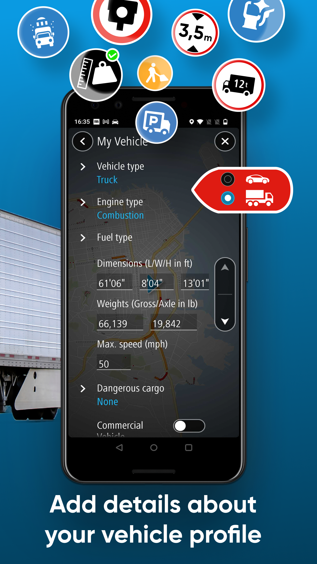 اسکرین شات 2 برنامه TomTom GO Expert: Truck GPS