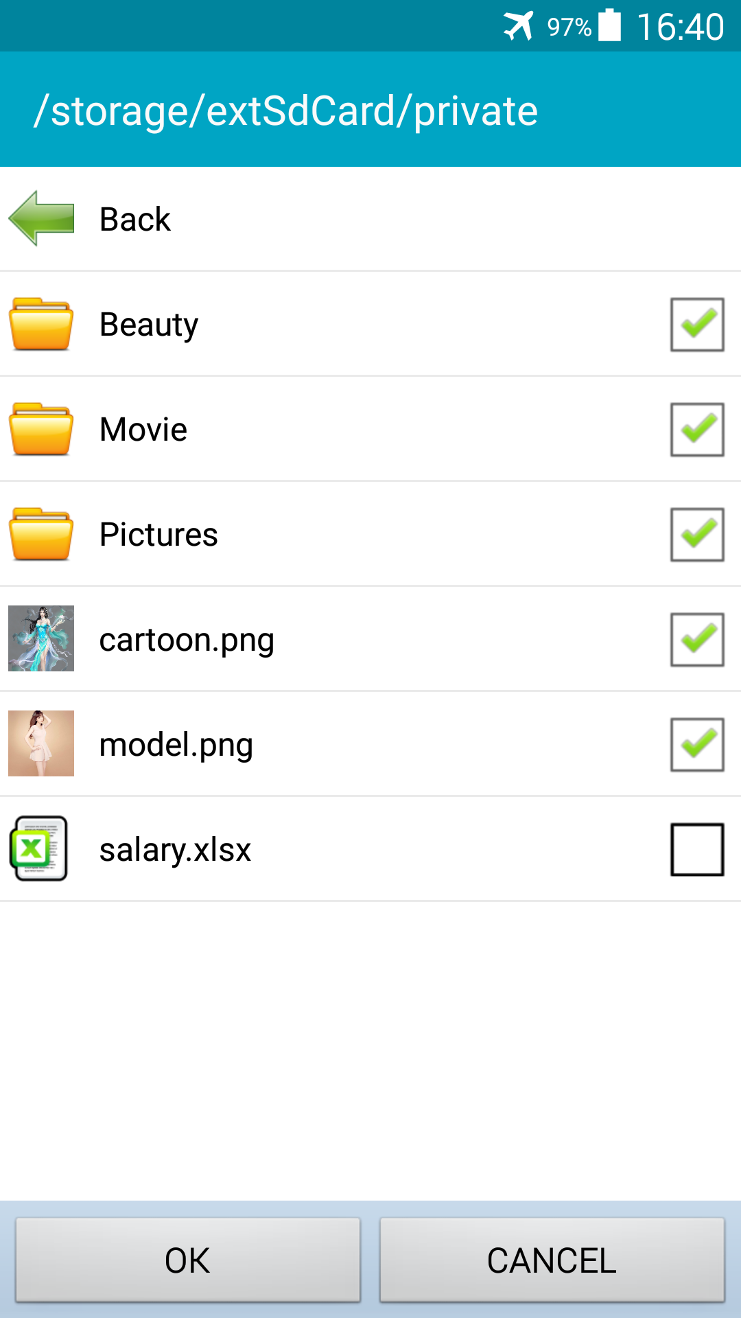 اسکرین شات 3 برنامه File Hide Expert-Hide Pictures