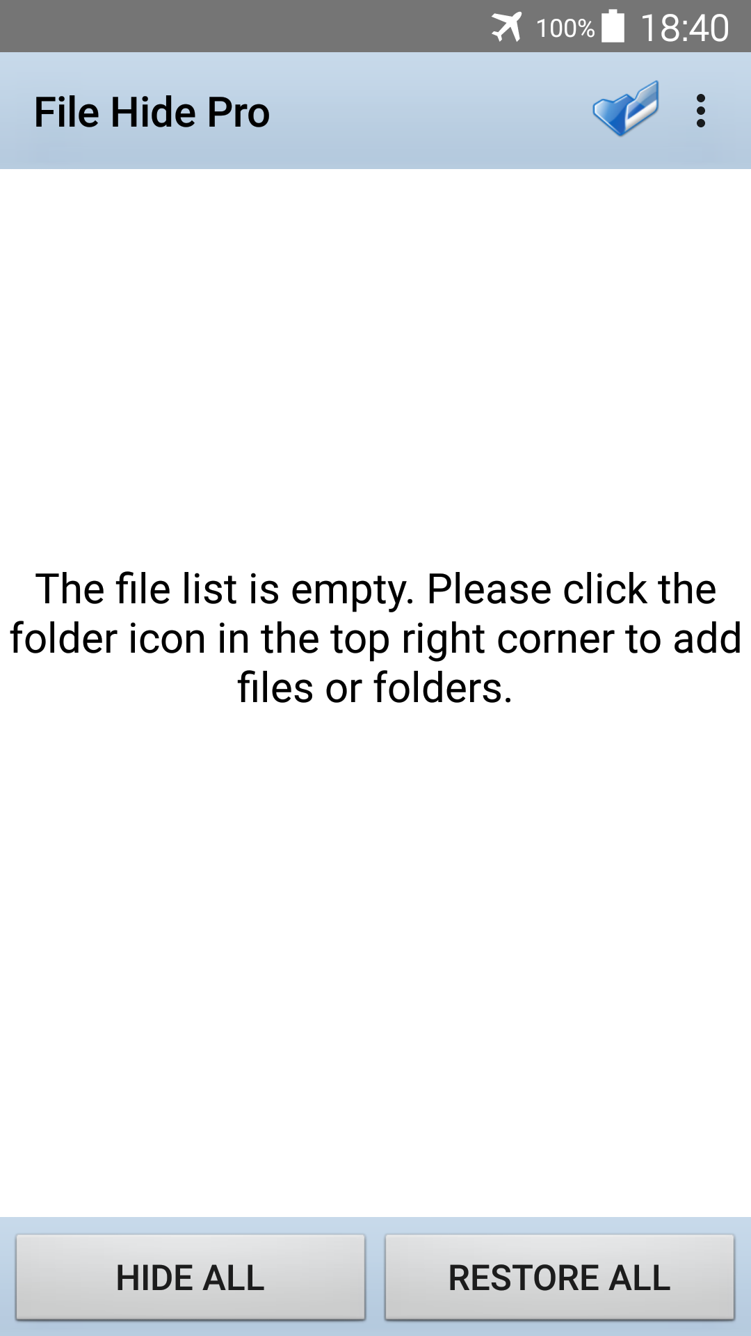 اسکرین شات 2 برنامه File Hide Pro-Hide Pics,Videos