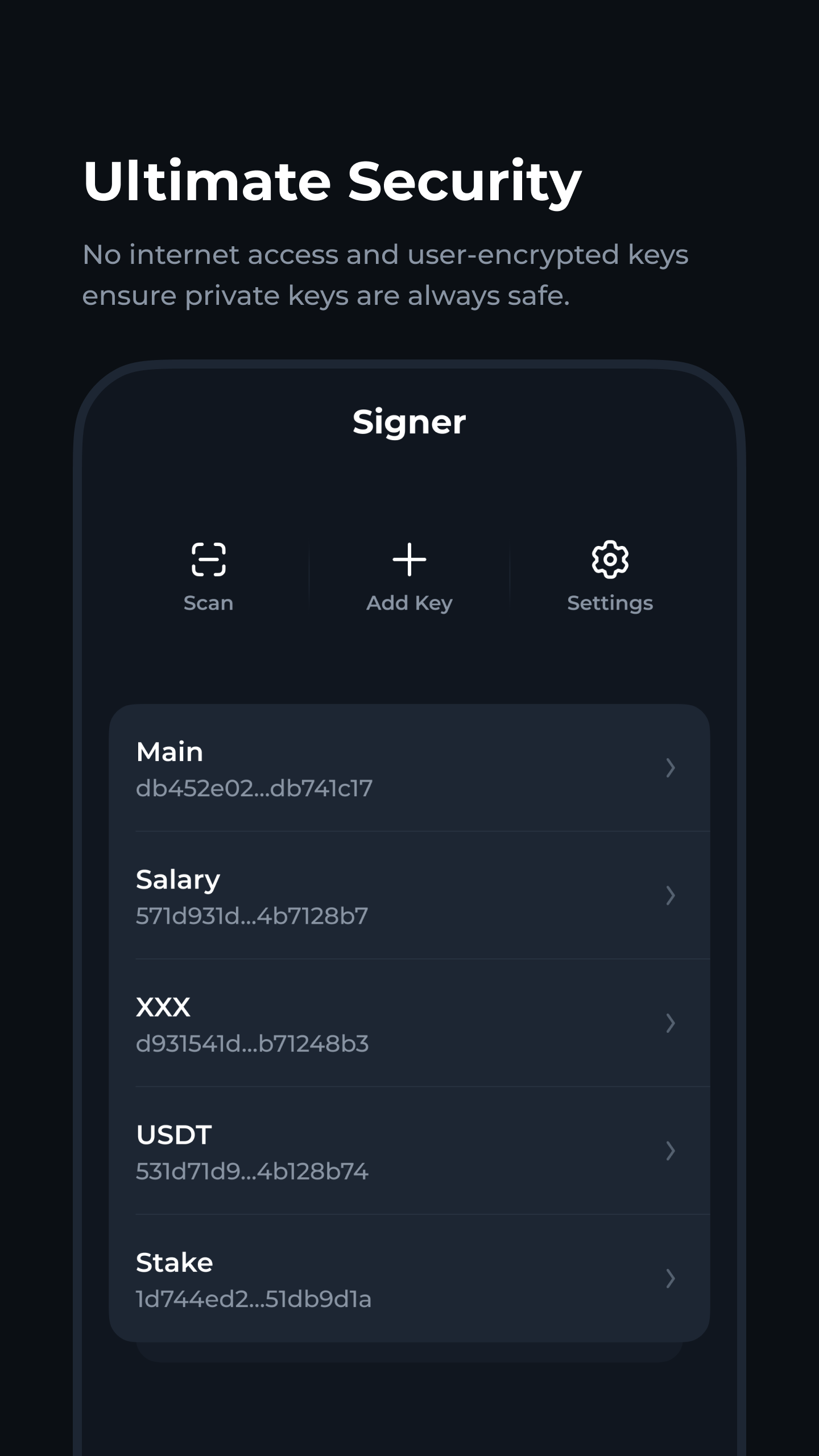 اسکرین شات 2 برنامه Signer for Tonkeeper