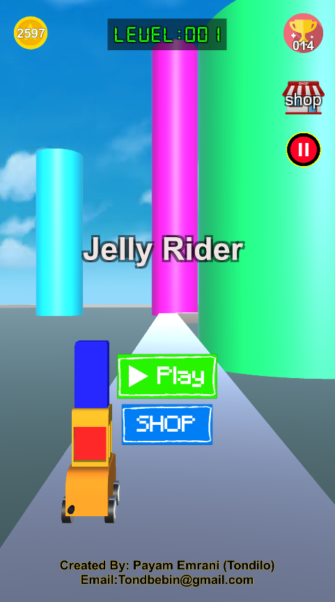 اسکرین شات 2 بازی jelly rider