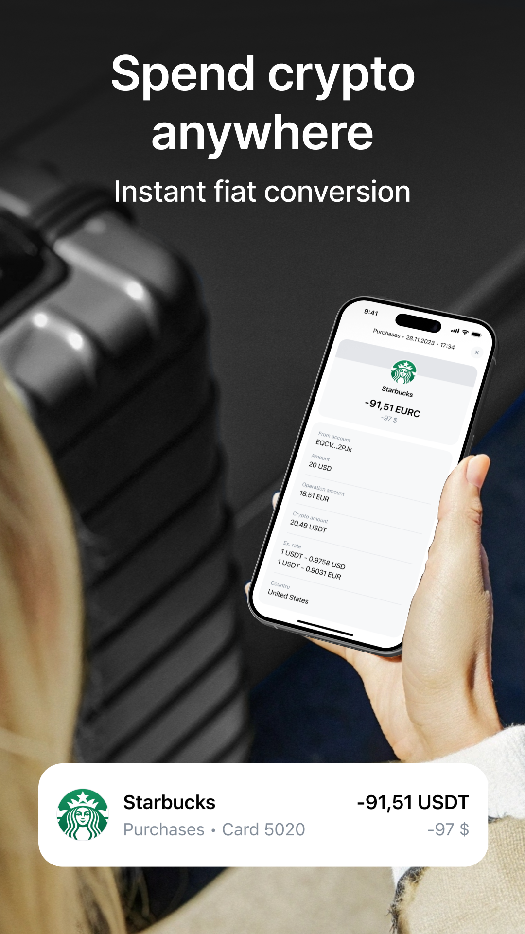 اسکرین شات 3 برنامه Tonhub: Crypto Wallet & Card