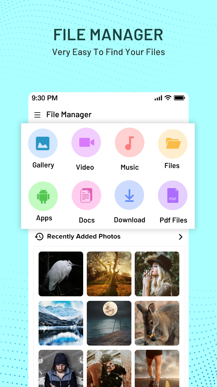 اسکرین شات 1 برنامه My Files - File Manager