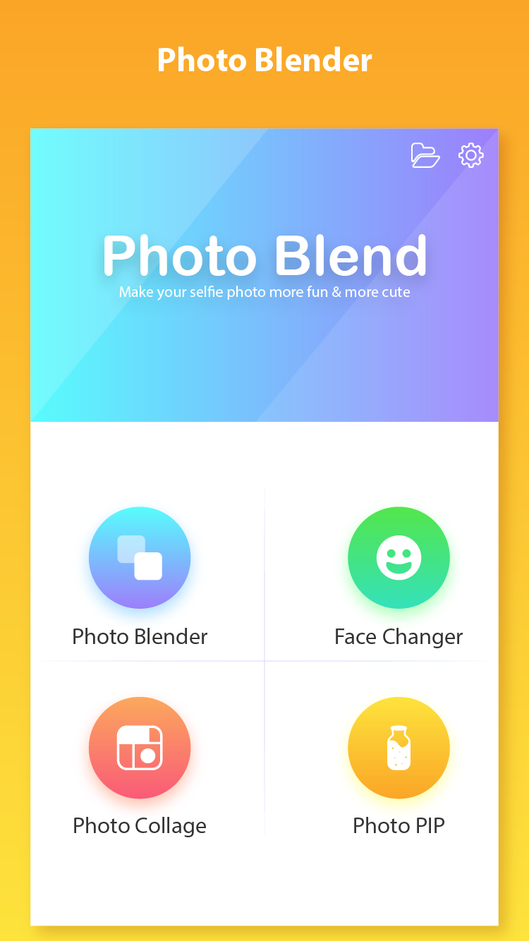 اسکرین شات 1 برنامه Photo blender