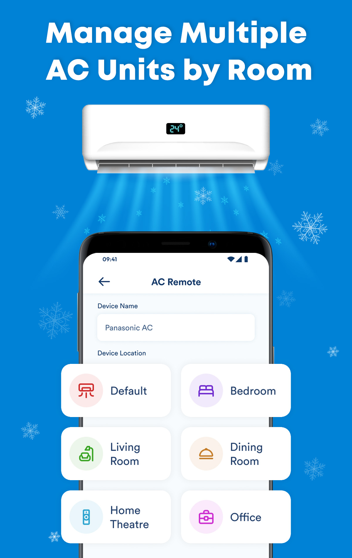 اسکرین شات 4 برنامه AC Remote Control Pro