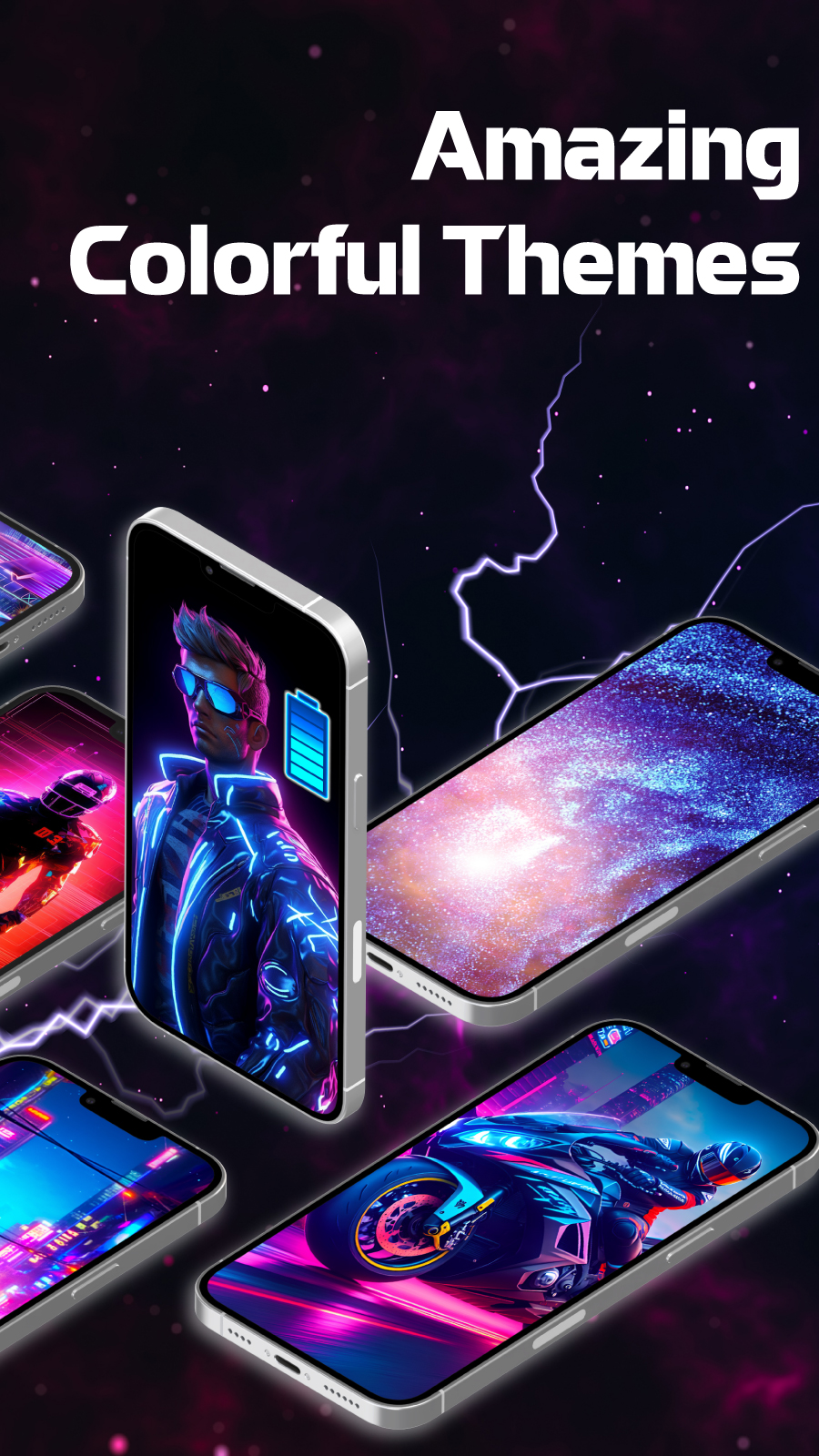 اسکرین شات 2 برنامه Battery Charging Animation