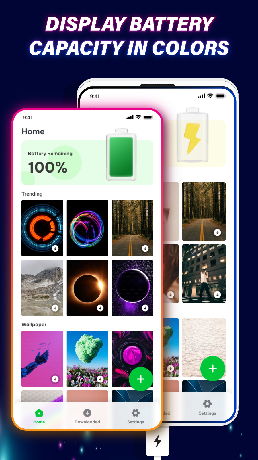 اسکرین شات 3 برنامه Battery Charging Animation 4D