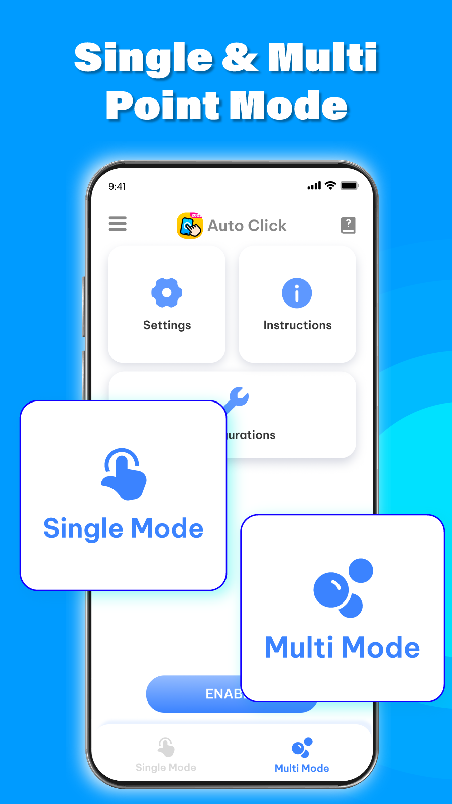 اسکرین شات 2 برنامه Auto Clicker - Auto Tap
