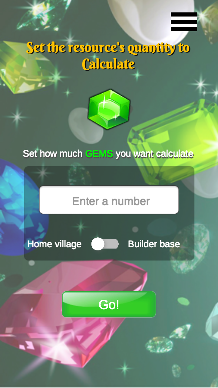 اسکرین شات 3 برنامه Gems calc for clashers game