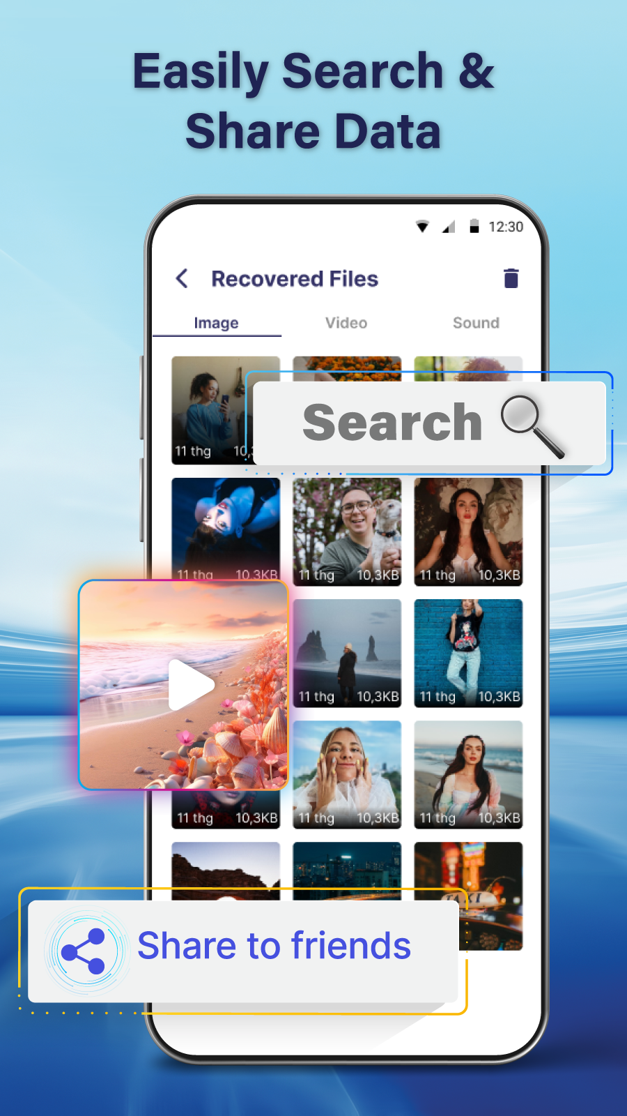 اسکرین شات 5 برنامه File Miner - Photo Recovery