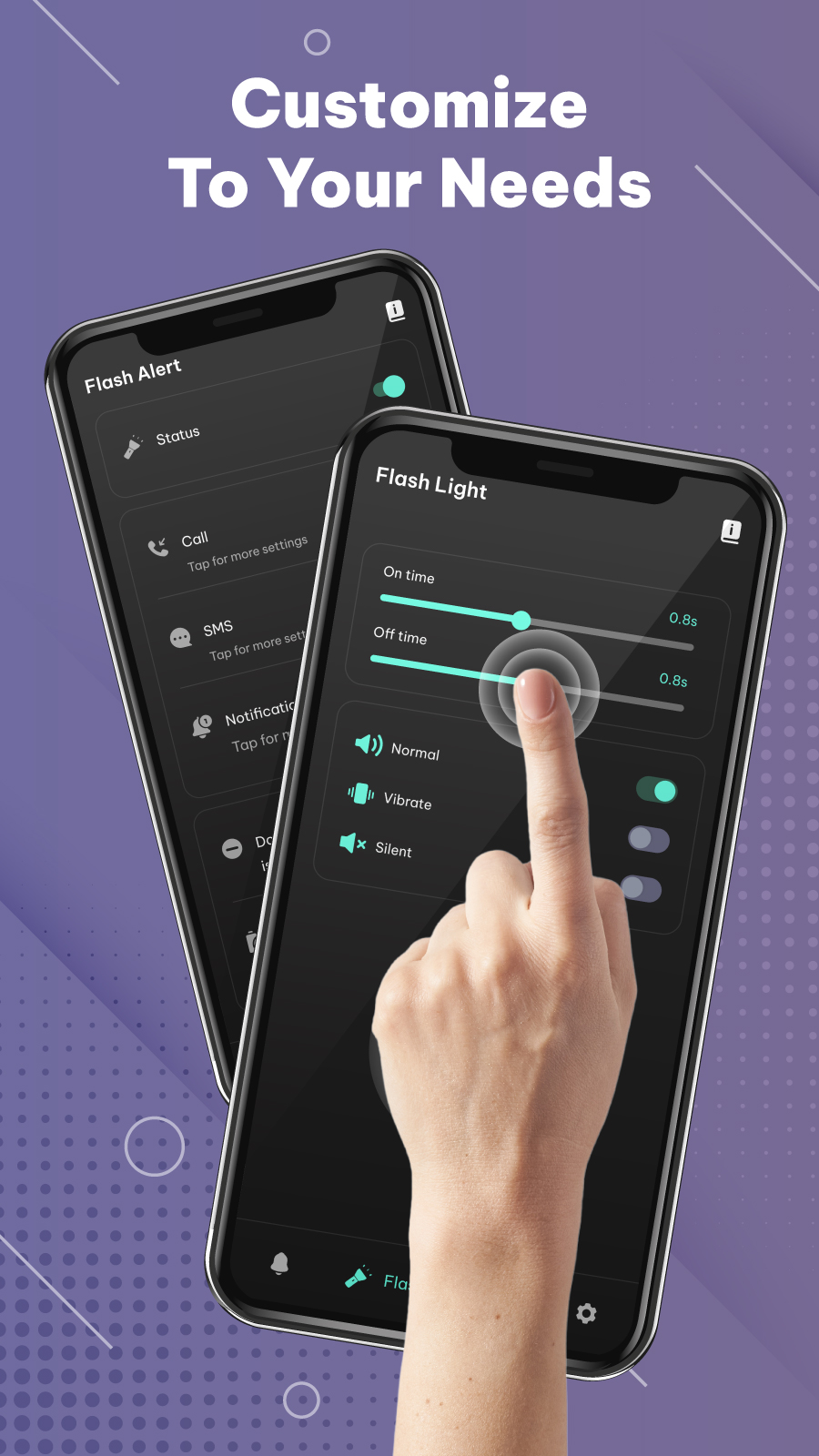 اسکرین شات 5 برنامه Flash App - Flash Alert