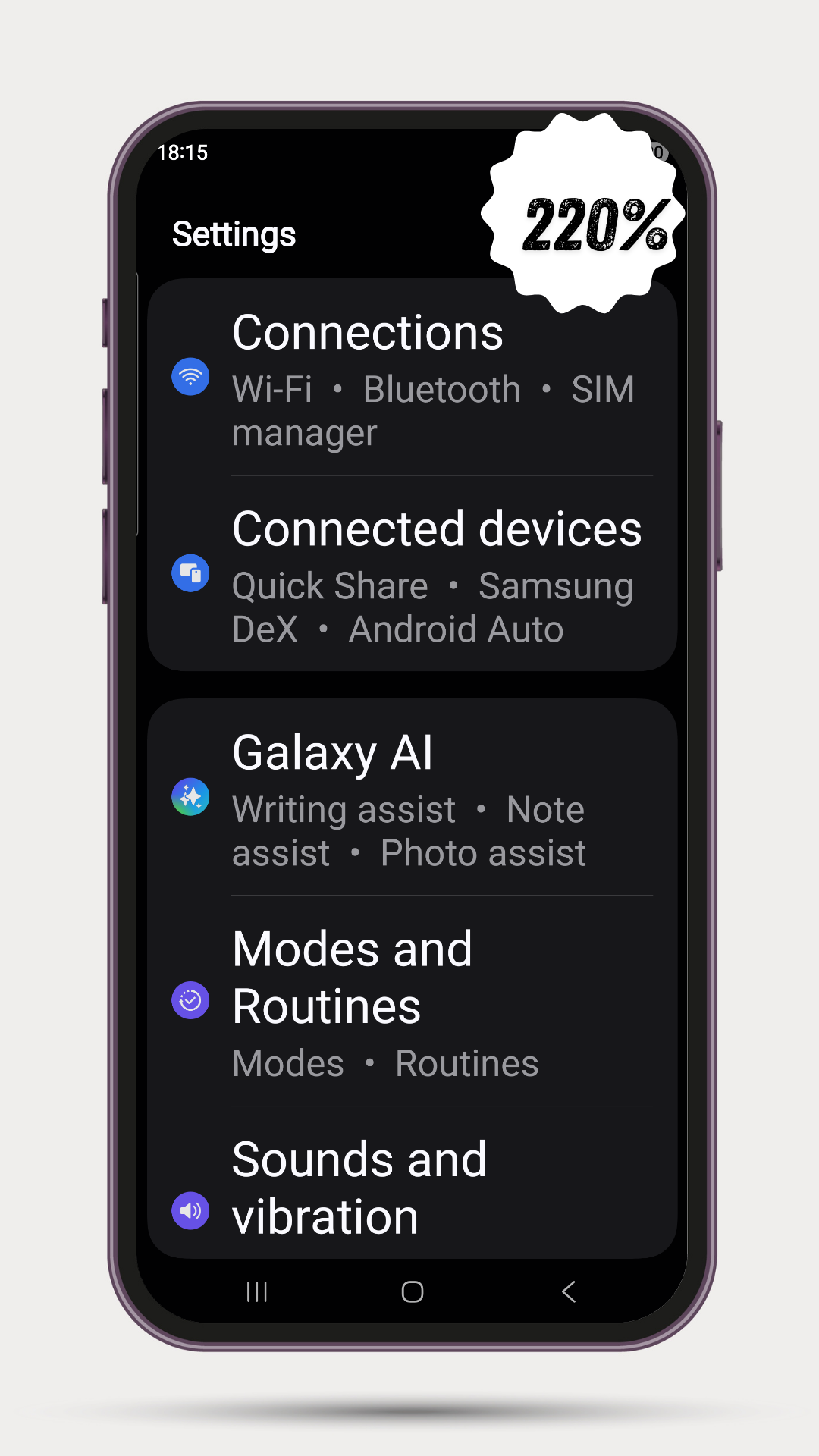 اسکرین شات 3 برنامه Font Resizer: Change Font Size