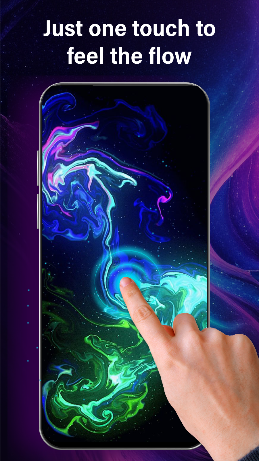 اسکرین شات 2 برنامه Magic Fluid: Live Wallpaper