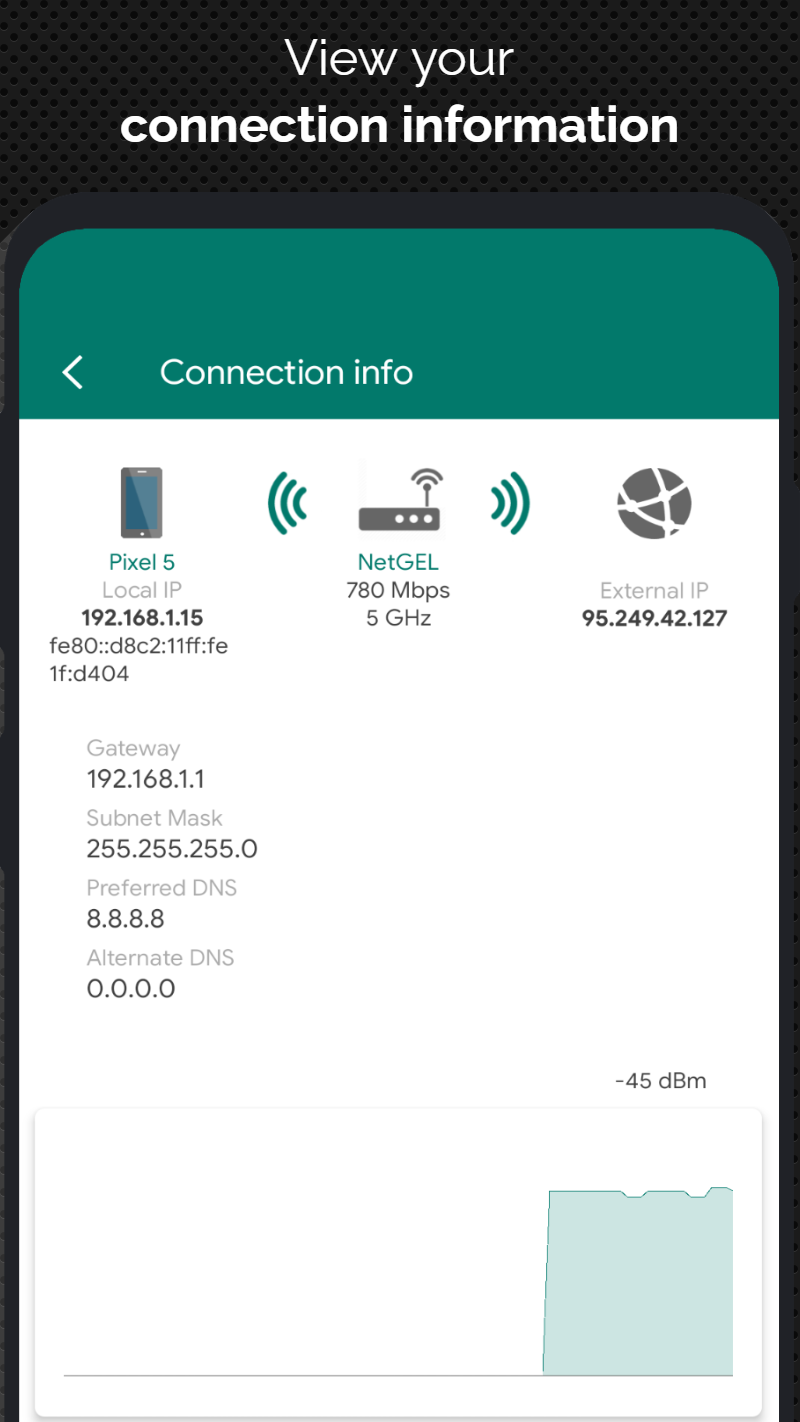 اسکرین شات 5 برنامه NetX Network Tools