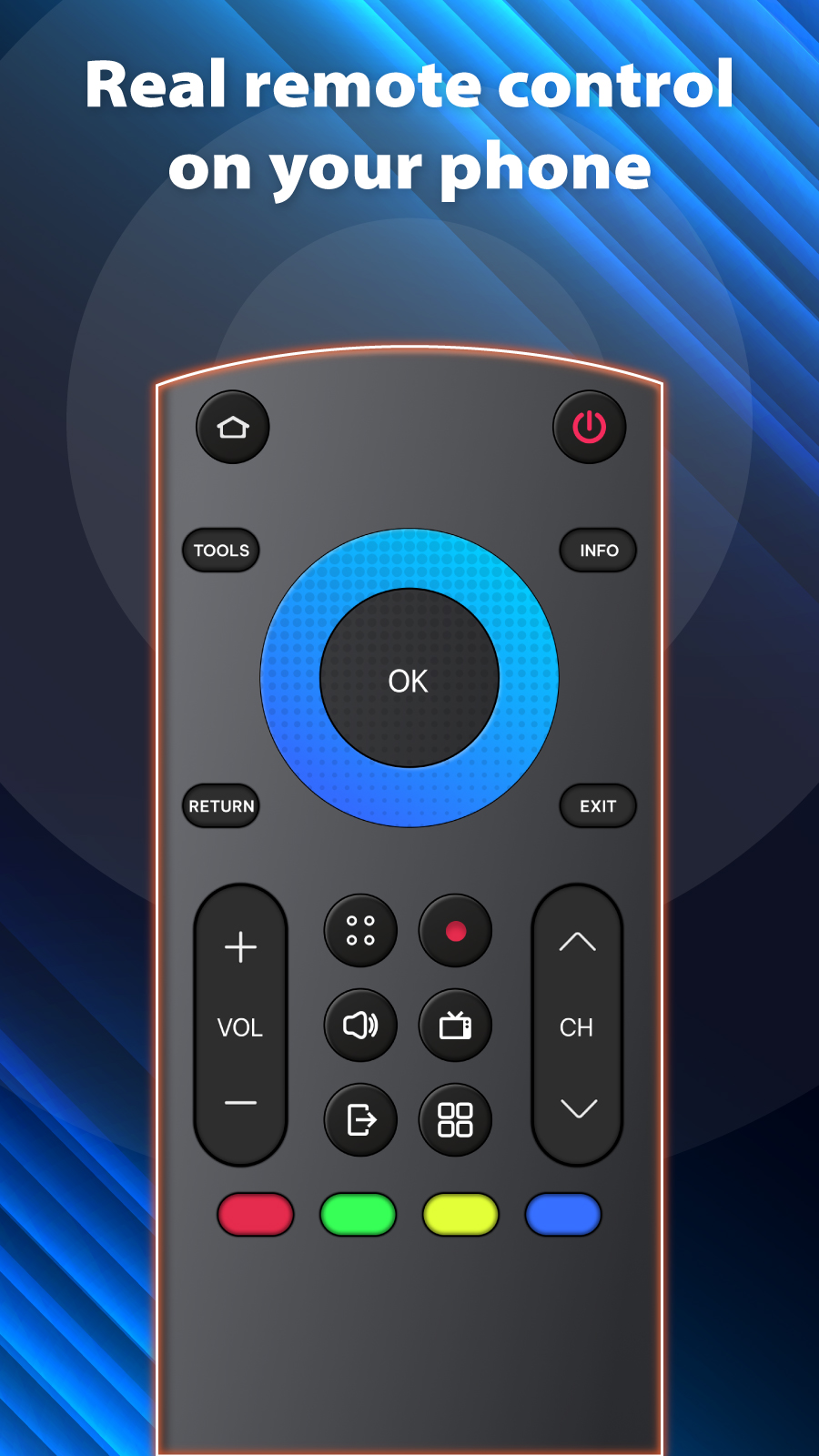 اسکرین شات 1 برنامه TV Remote - Universal Control
