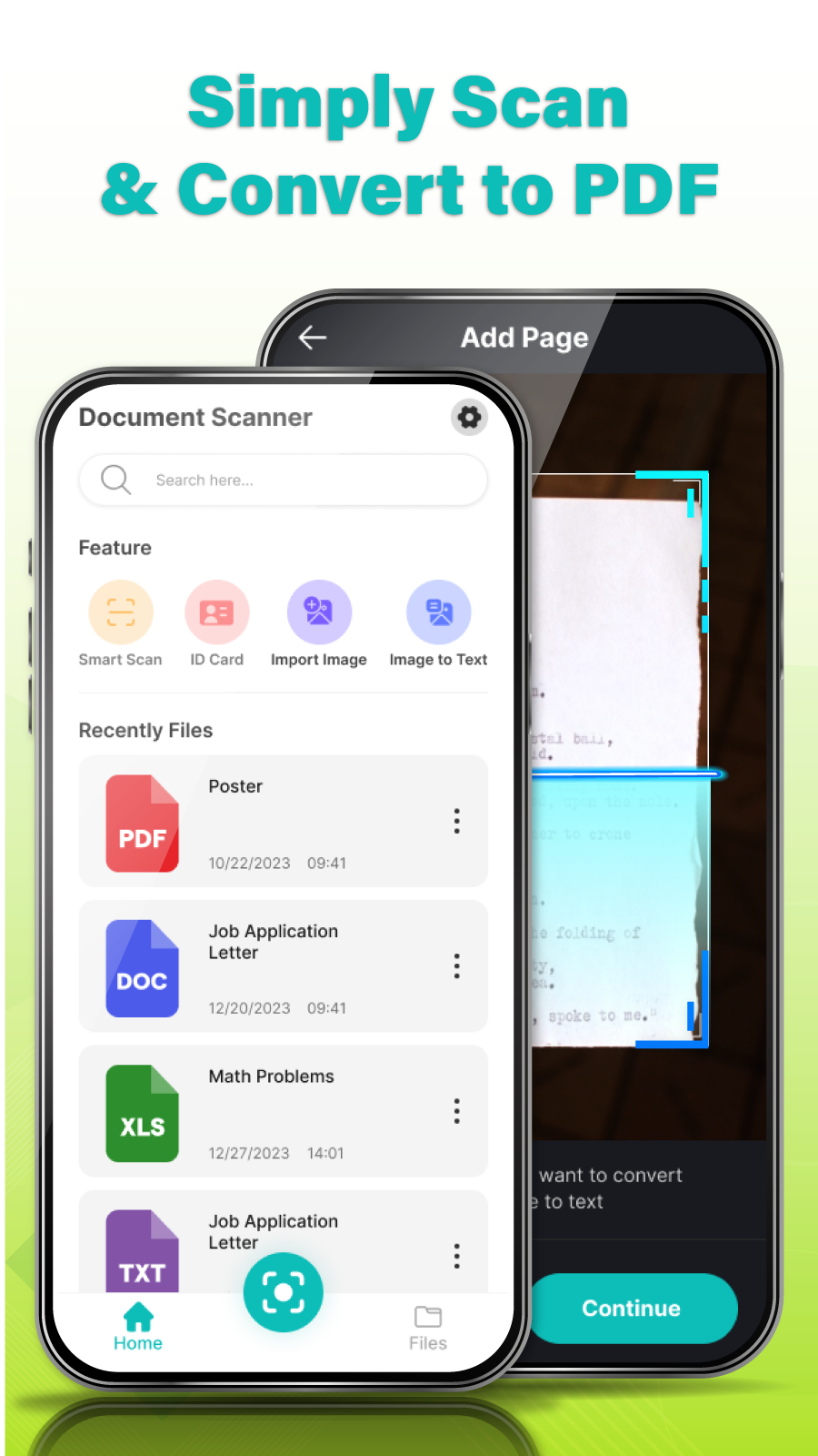 اسکرین شات 1 برنامه Document Scanner: PDF Scanner