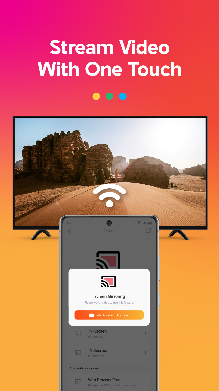 اسکرین شات 5 برنامه Cast TV - Cast for Chromecast