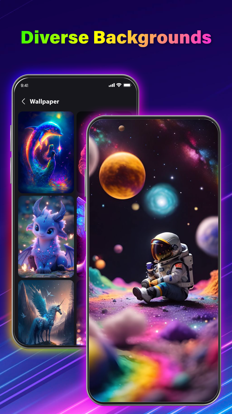 اسکرین شات 3 برنامه Smart Watch - Clock Wallpaper