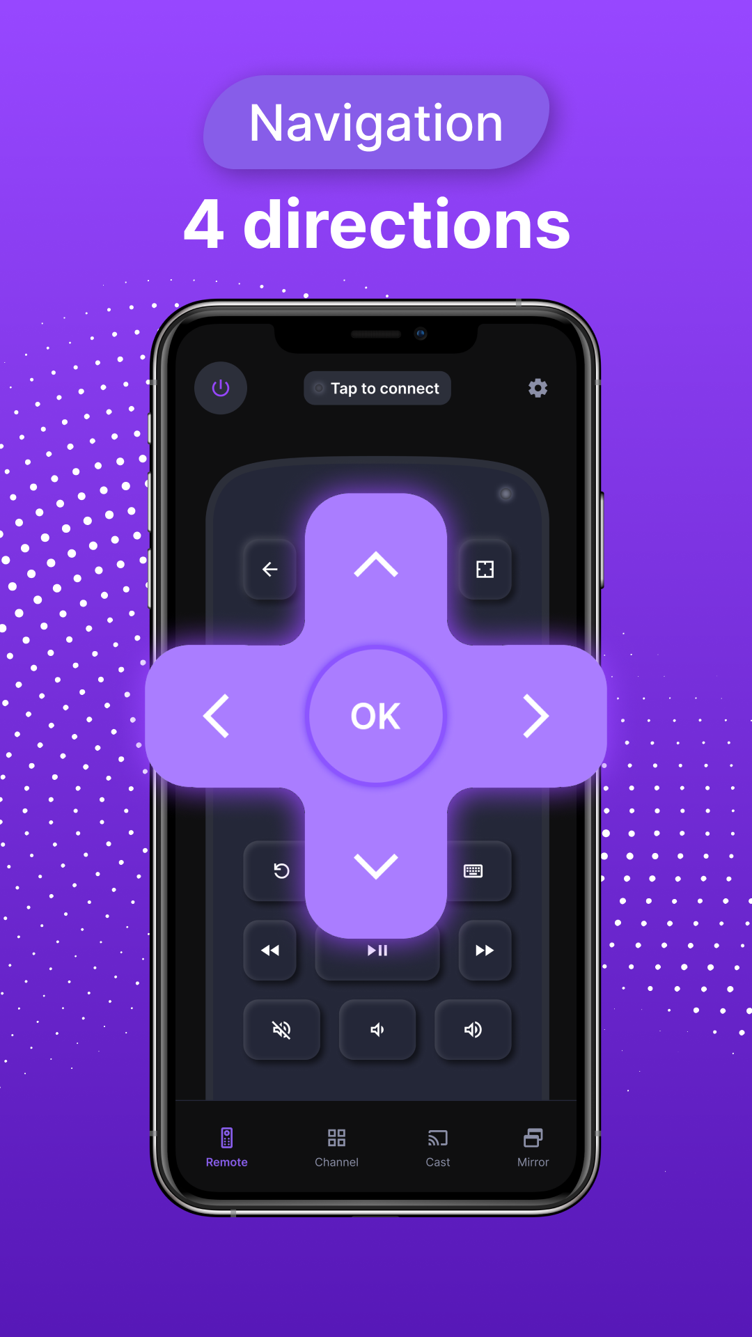 اسکرین شات 8 برنامه Remote Control for RokuTV