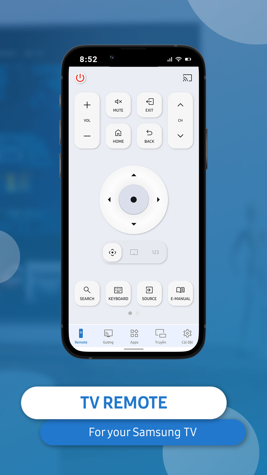 اسکرین شات 3 برنامه Remote Samsung TV
