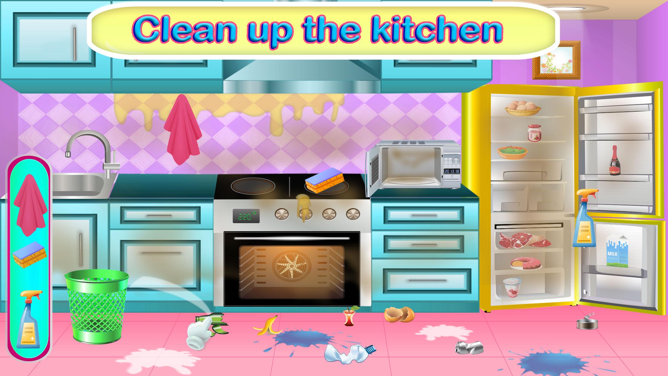 اسکرین شات 3 بازی Girls Home Cleaning & Repair