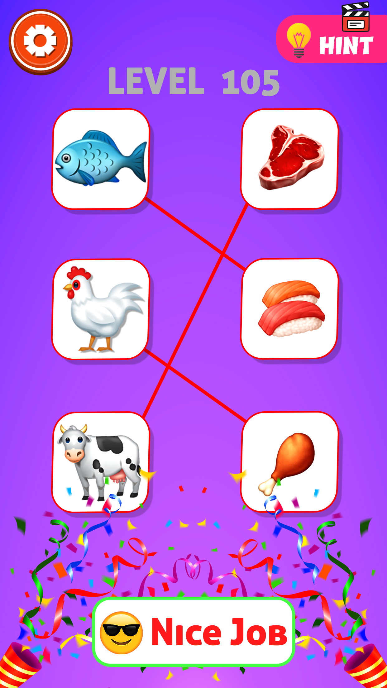 اسکرین شات 3 بازی Emoji Matching Connect Puzzle