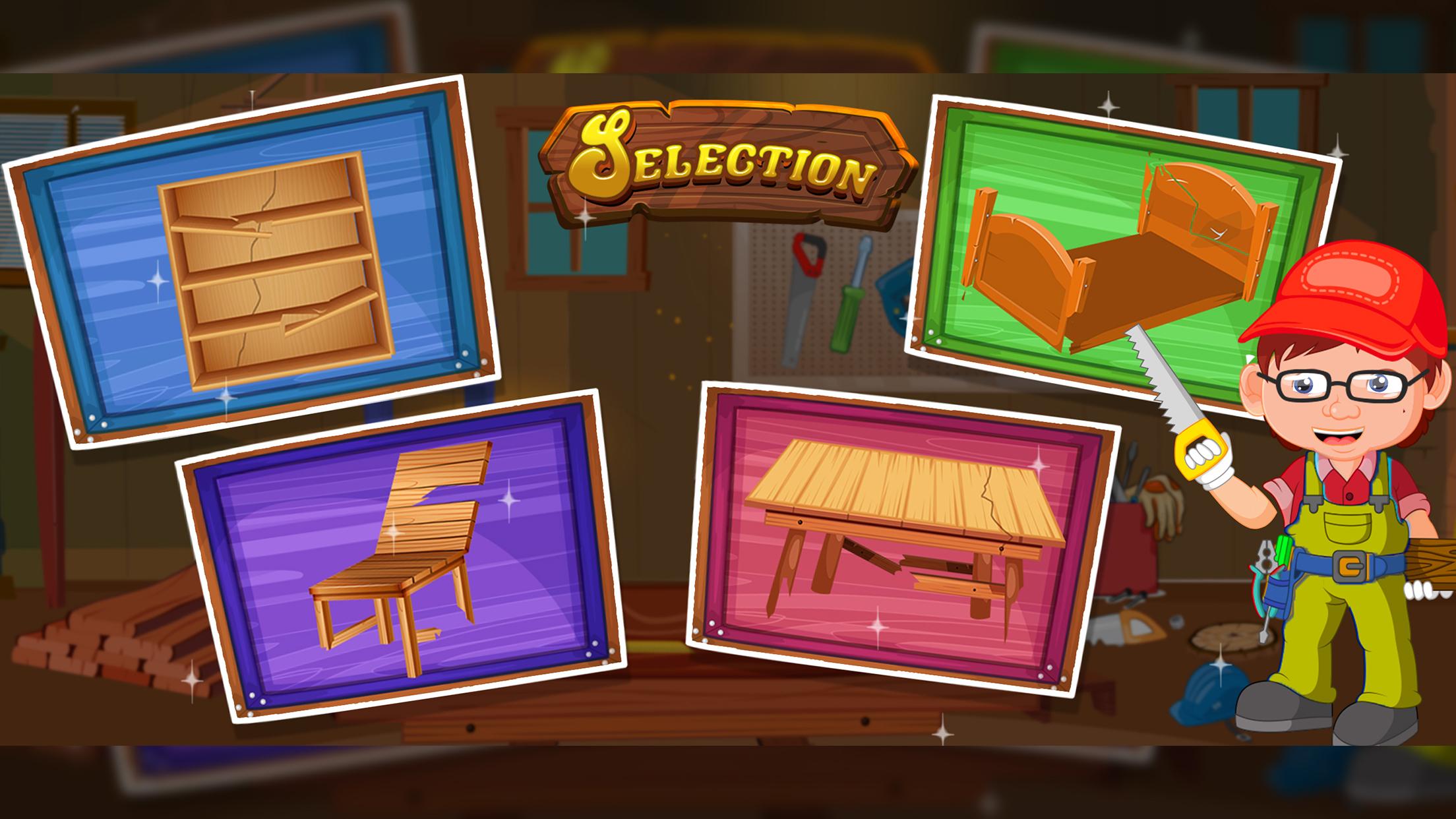اسکرین شات 5 بازی Furniture Repair Shop: Carpent
