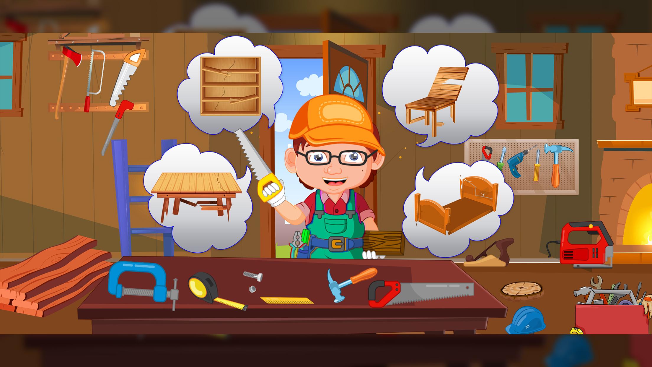 اسکرین شات 1 بازی Furniture Repair Shop: Carpent