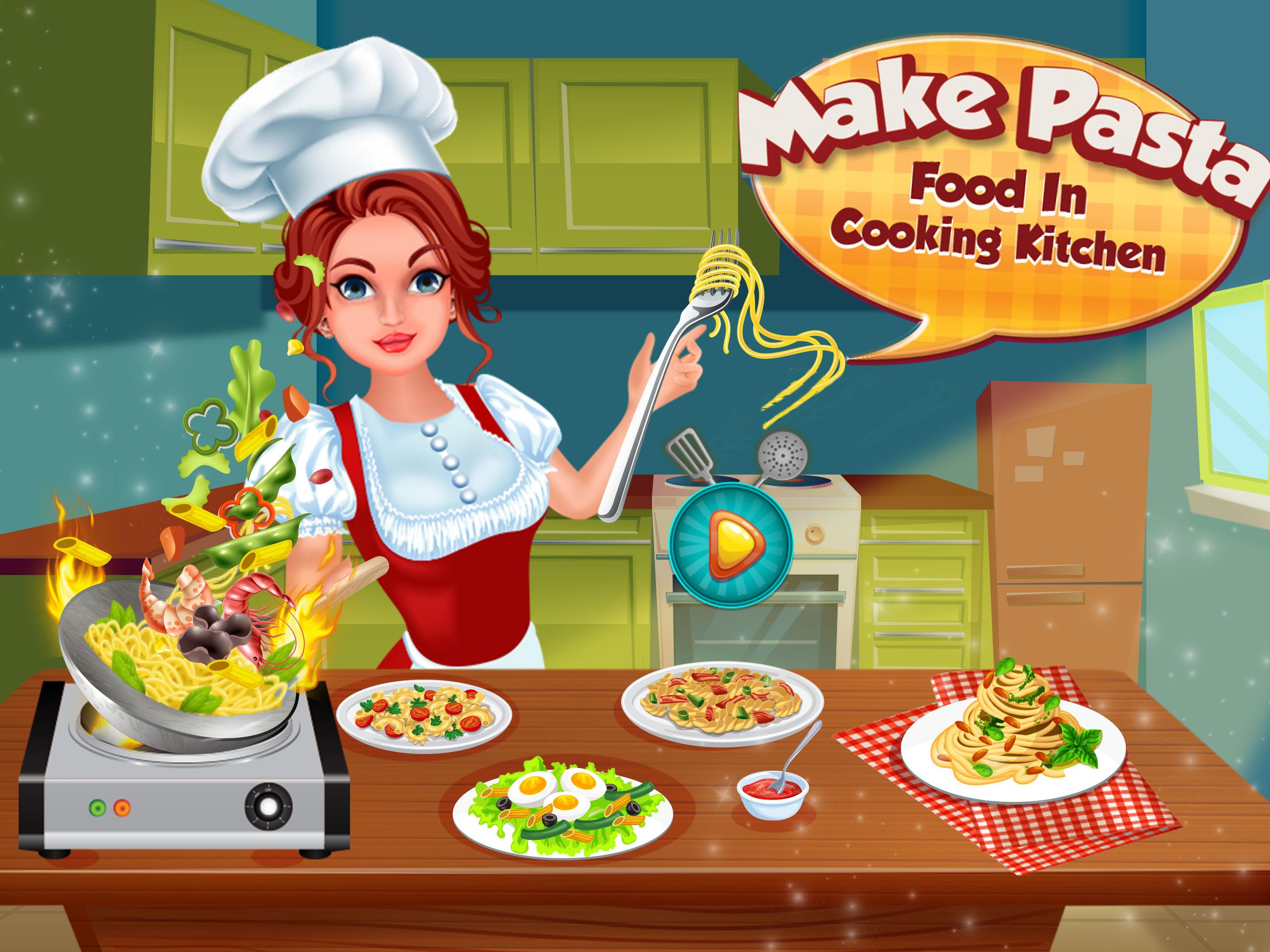 اسکرین شات 6 بازی Make Pasta Food in Cooking Kit