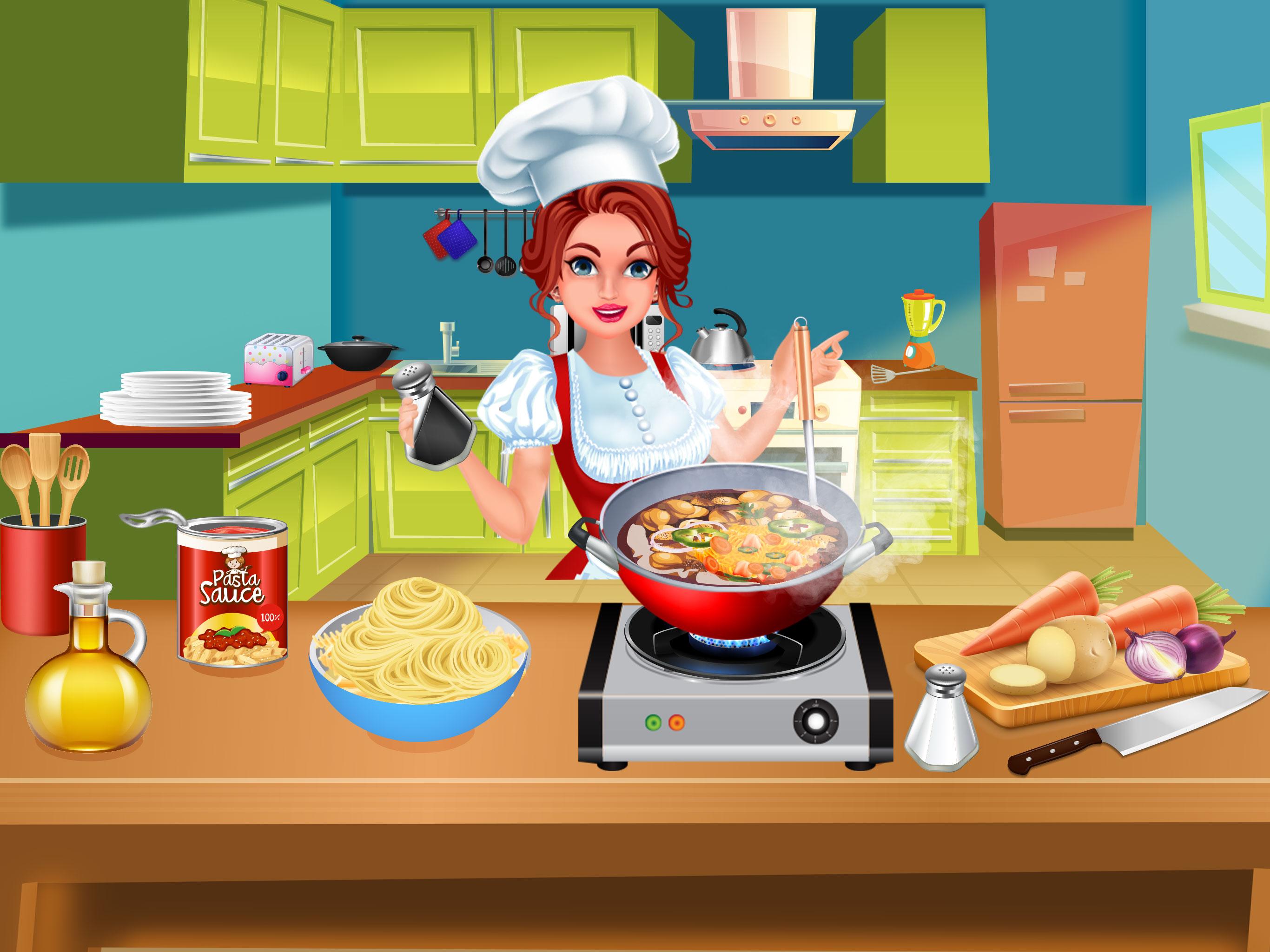 اسکرین شات 3 بازی Make Pasta Food in Cooking Kit