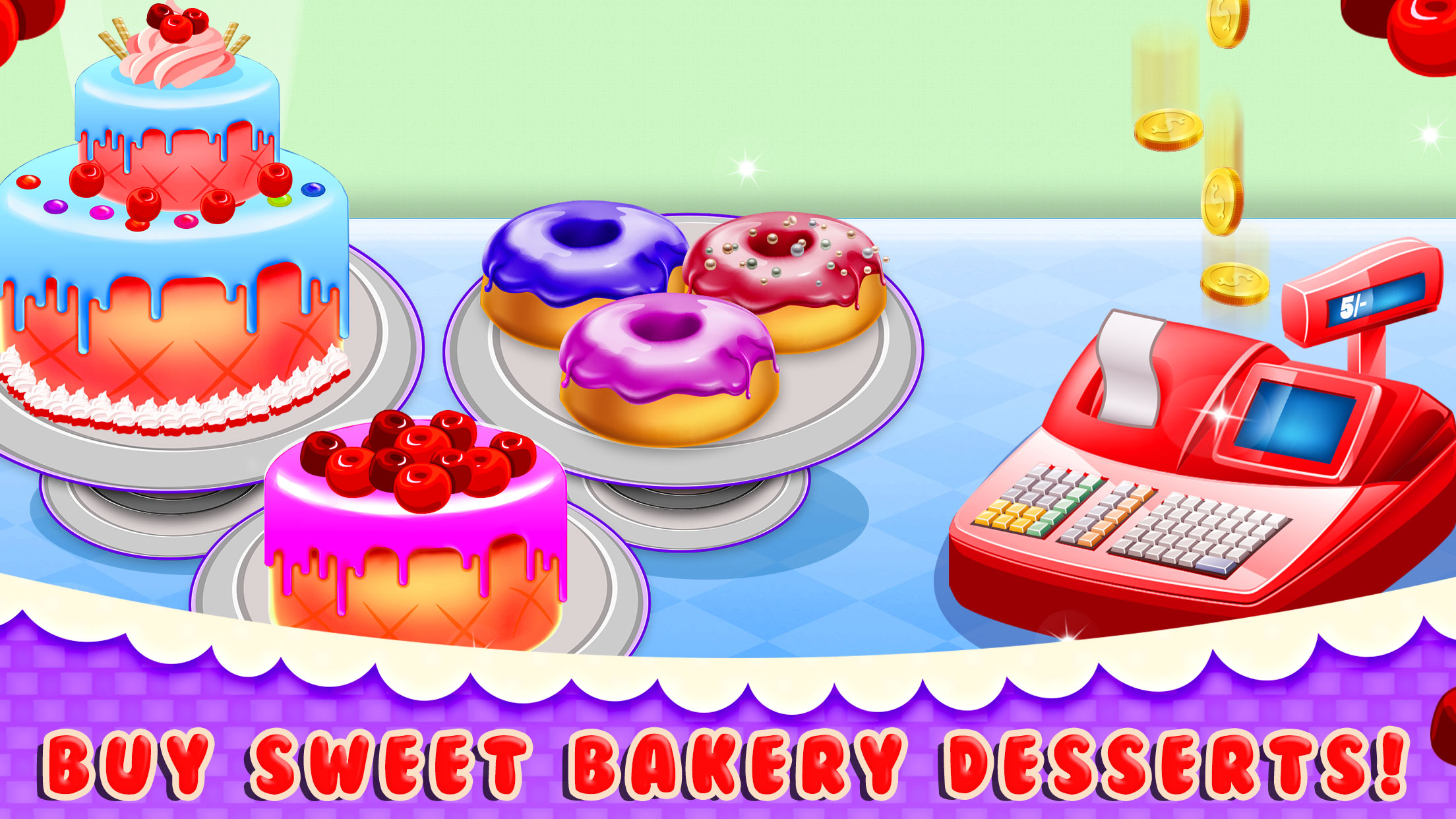 اسکرین شات 3 بازی Sweet Cake Dessert Shop Games
