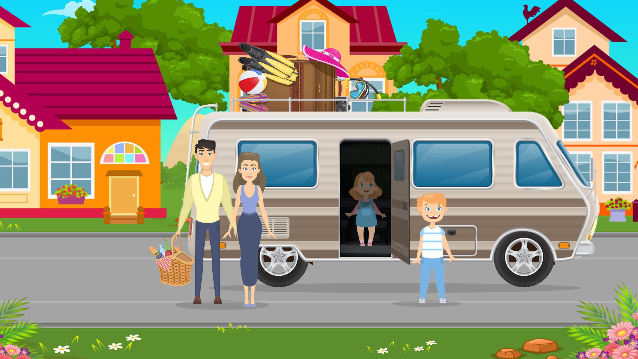 اسکرین شات 1 بازی Vacation Family Picnic Adventu