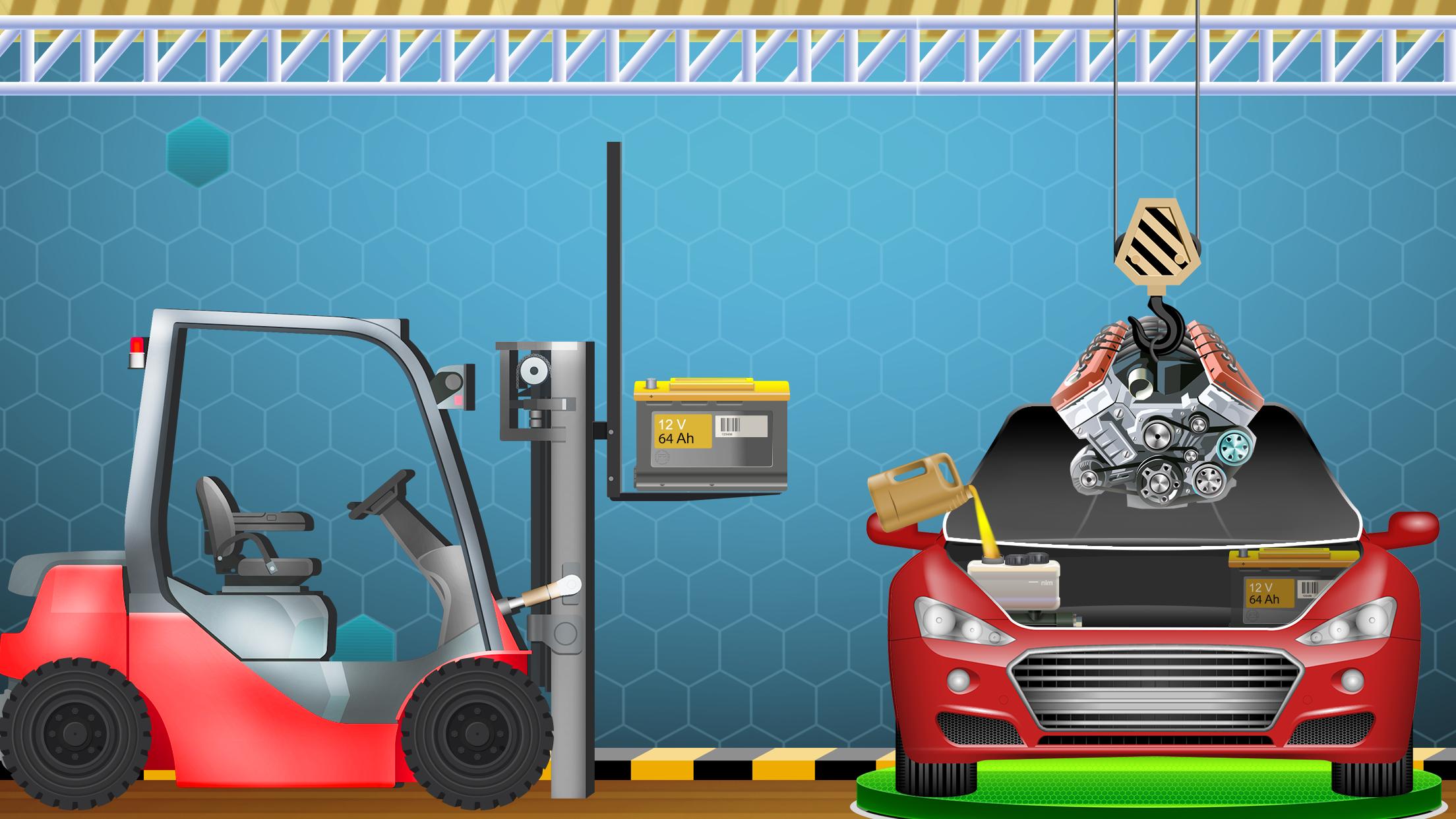 اسکرین شات 3 بازی Sports Car Factory