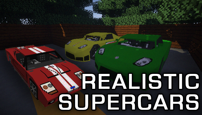اسکرین شات 1 برنامه Supercars for Minecraft Pocket