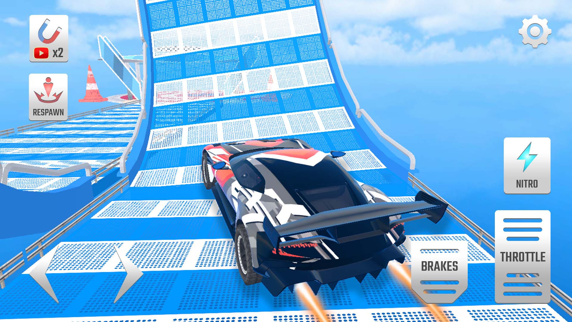 اسکرین شات 4 بازی Mega Ramp Car : Super Car Game