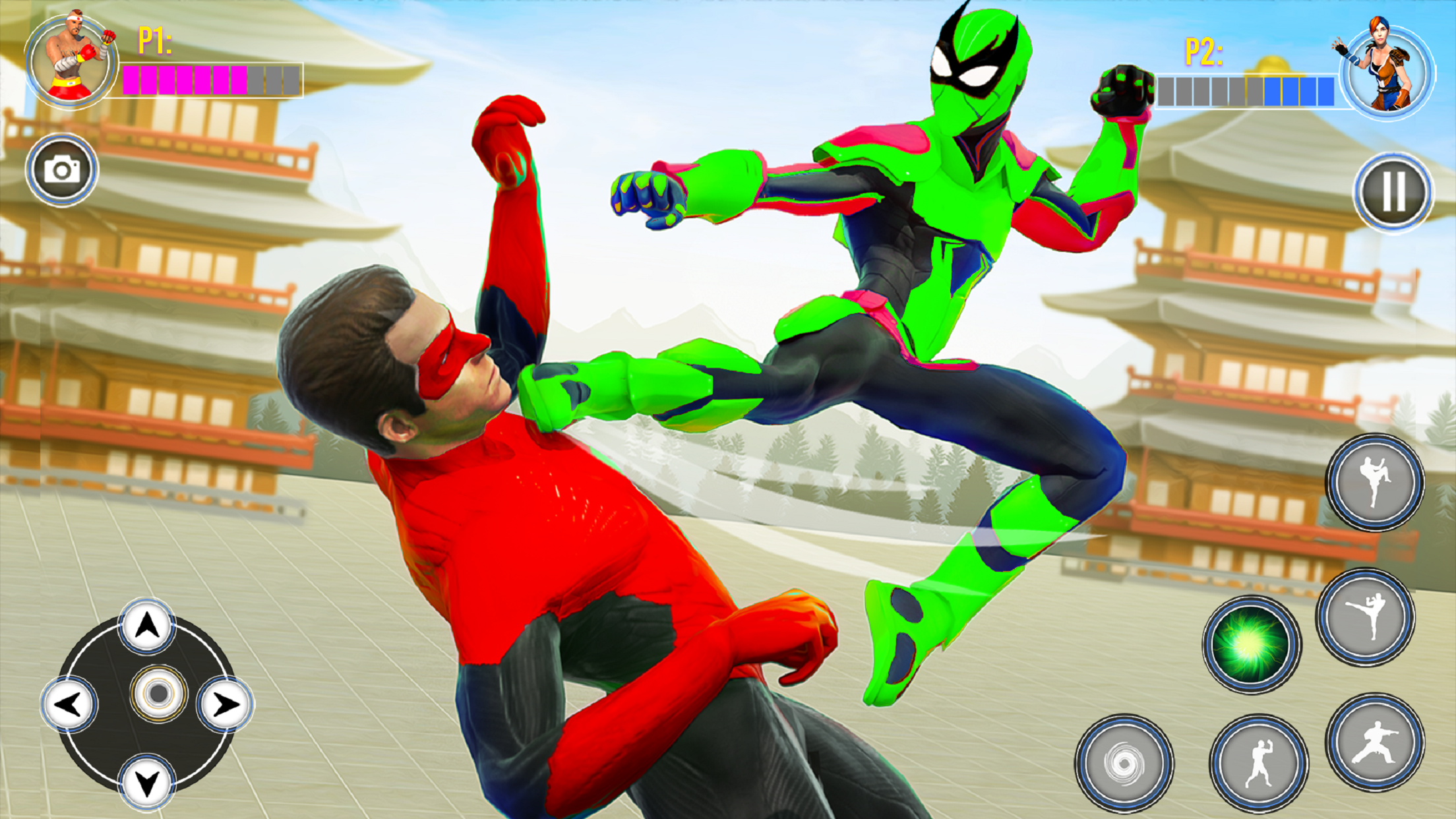 اسکرین شات 2 بازی Street Kung Fu Superhero Games