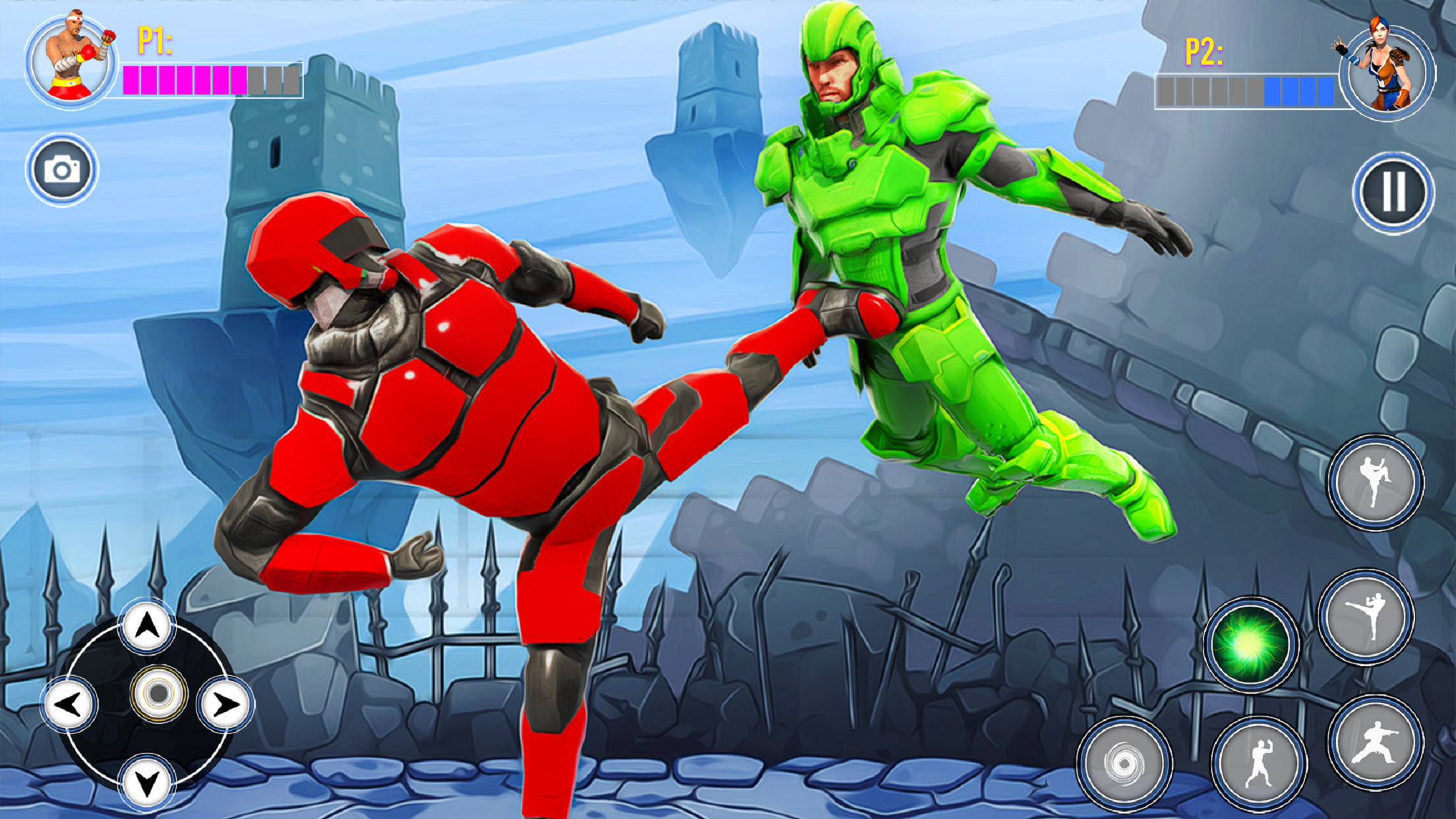 اسکرین شات 7 بازی Street Kung Fu Superhero Games